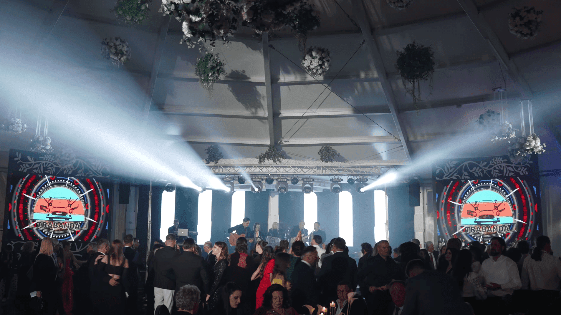 Trabanda — moment live filmat la un eveniment